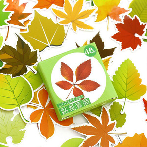 Leaves mini paper sticker