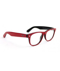 очки с красной оправой