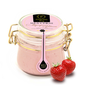 Мёд-суфле с ягодами