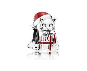 Christmas Kitten Charm