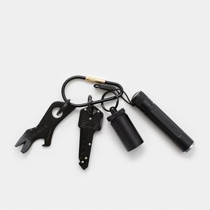 Брелок на все случаи жизни All Black EDC Kit