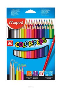 Карандаши цветные Maped "Color' Peps", 36 цветов