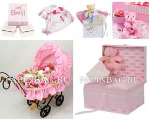 Купить подарок новорожденной девочке в Москве