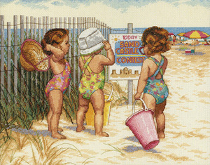 35216-DMS Дети на пляже