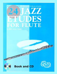 Bill Holcombe - 24 Jazz Etudes for Flute (Book and CD)