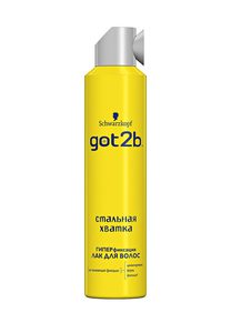 Лак для волос СТАЛЬНАЯ ХВАТКА, 300 мл Got2B