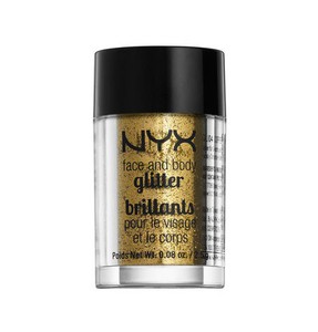 NYX. Глиттер для лица и тела. FACE & BODY GLITTER Цвет: GOLD