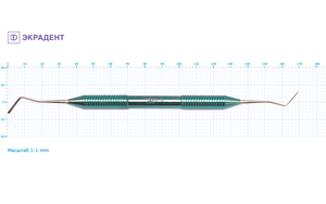 Гладилка медиально-дистальная средняя 1,5/1,5