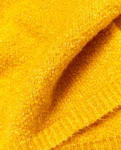 Жёлтый трикотажный шарф Zara