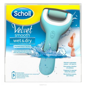 SCHOLL VELVET SMOOTH WET & DRY РОЛИКОВАЯ ПИЛКА С АККУМУЛЯТОРОМ