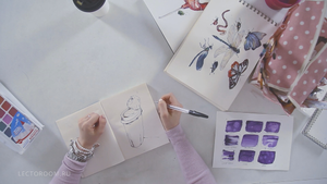 Акварельный скетчинг: Бытовые зарисовки