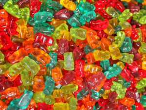 Maaaany many gummy-bears