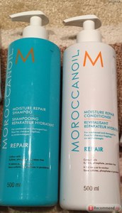 Шампунь и бальзам Moroccanoil Moisture Repair