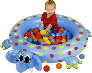 Домашний надувной бассейн для шариков
