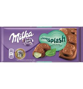 Milka Choqsplash mint taste