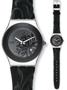 Кожаный браслет для часов Swatch
