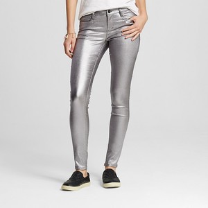 silver pants