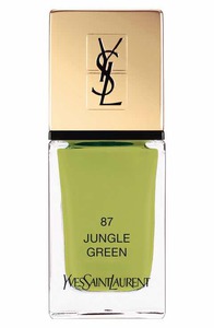 YSL la laque couture Jungle green