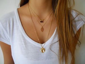 layered necklace