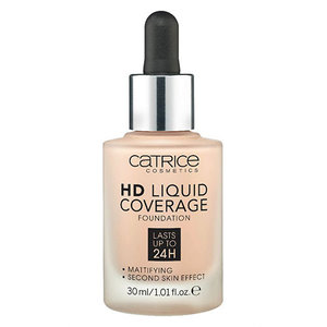 ОСНОВА ТОНАЛЬНАЯ ДЛЯ ЛИЦА CATRICE HD LIQUID COVERAGE ТОН 010 LIGHT BEIGE