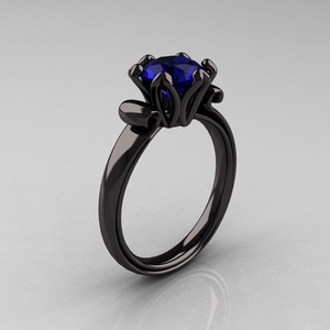 Black gold ring