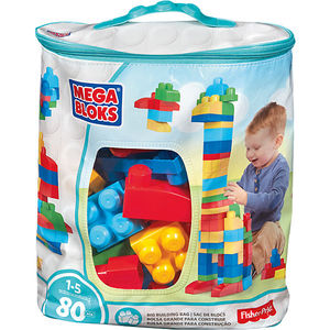 Конструктор 80 деталей First Builders, MEGA BLOKS