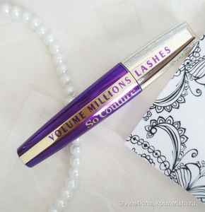 тушь Volume Million Lashes So Cuture black от L'Oreal