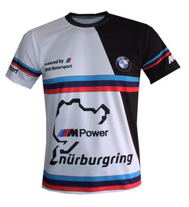 BMW Nurburgring M Power logo unique handmade sublimation graphic men&#039;s t-shirt