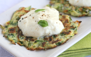 Mozzarella Zucchini Fritters