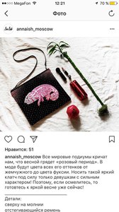 клатч с кислым хамелеоном