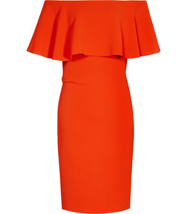 Balm Off-the-Shoulder Dress, Color: Ruby, Reiss