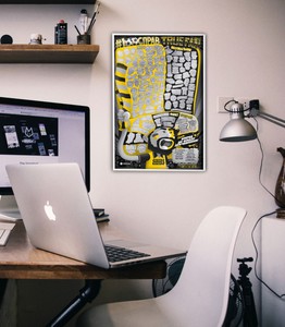 Скретч-постер 100 ДЕЛ TRUEFAN Edition