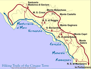 Cinque Terre Hiking Trails