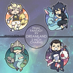 FFXV Dreamland 2" Clear Charms