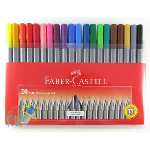 Faber-Castell Набор капиллярных ручек Grip Finepen 20 шт