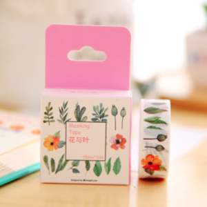 Washi tape with flowers