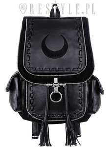 Crescent black backpack