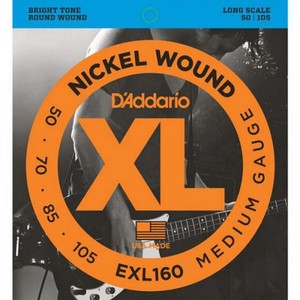 Струны D'Addario Nickel Wound Bass 50-105