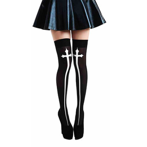 Pamela Mann Goth Cross holdups black