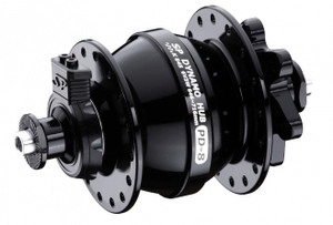 Втулка-генератор Novatec PD-8 Dynamo Front Hub (32 спицы) чёрная