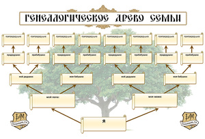 Составить генеалогическое дерево (сходить в архив)