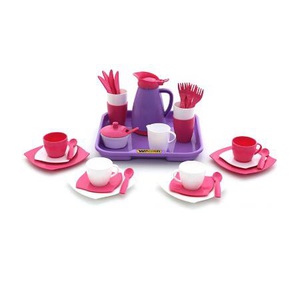 Набор посуды с подносом на 4 персоны