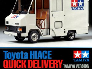 Модель для сборки 1:24 Автомобиль Toyota "Hiace" Quick Delivery (быстрая доставка ) - Tamiya Version