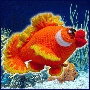 Amigurumi Pattern Crochet Bubbles Little Fish DIY Digital Download