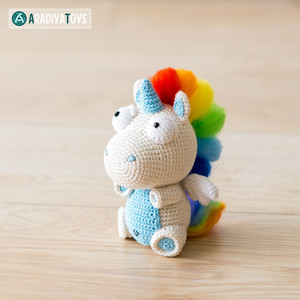 Crochet Pattern of Unicorn Corki by AradiyaToys