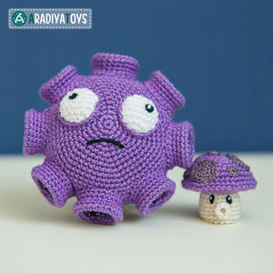 Crochet Pattern Gloom and Puff-shrooms