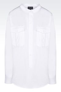 White Lounge Pocket Shirt