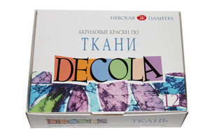 Краски по ткани Decola