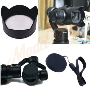 Silica gel Camera Lens Cap Protector + Camera Lens Sun Hood Sunshade Cap For DJI osmo & DJI Inspire 1