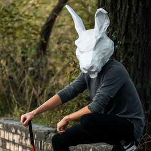 развертка головы кролика